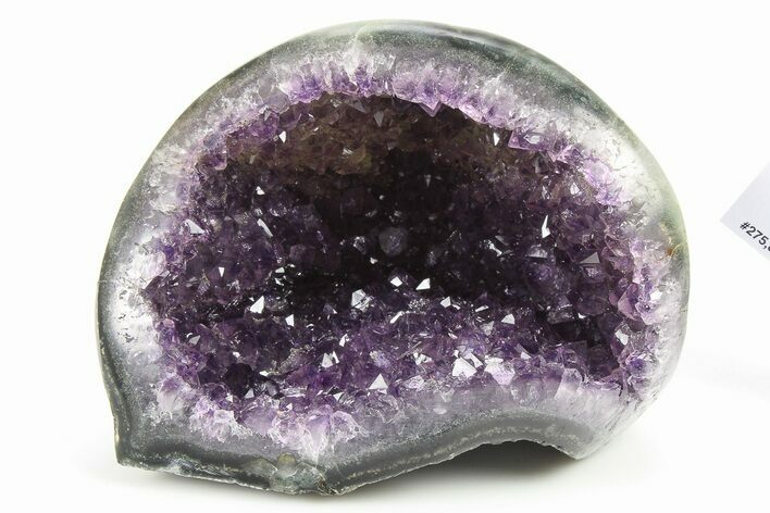 Sparkly, Deep Purple Amethyst Geode - Uruguay #275882